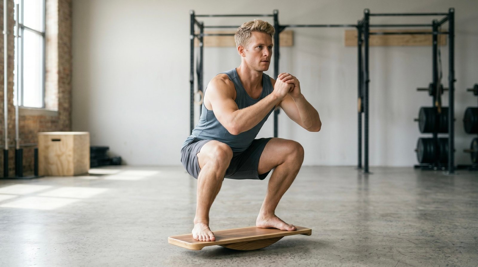 Balance Board Squats