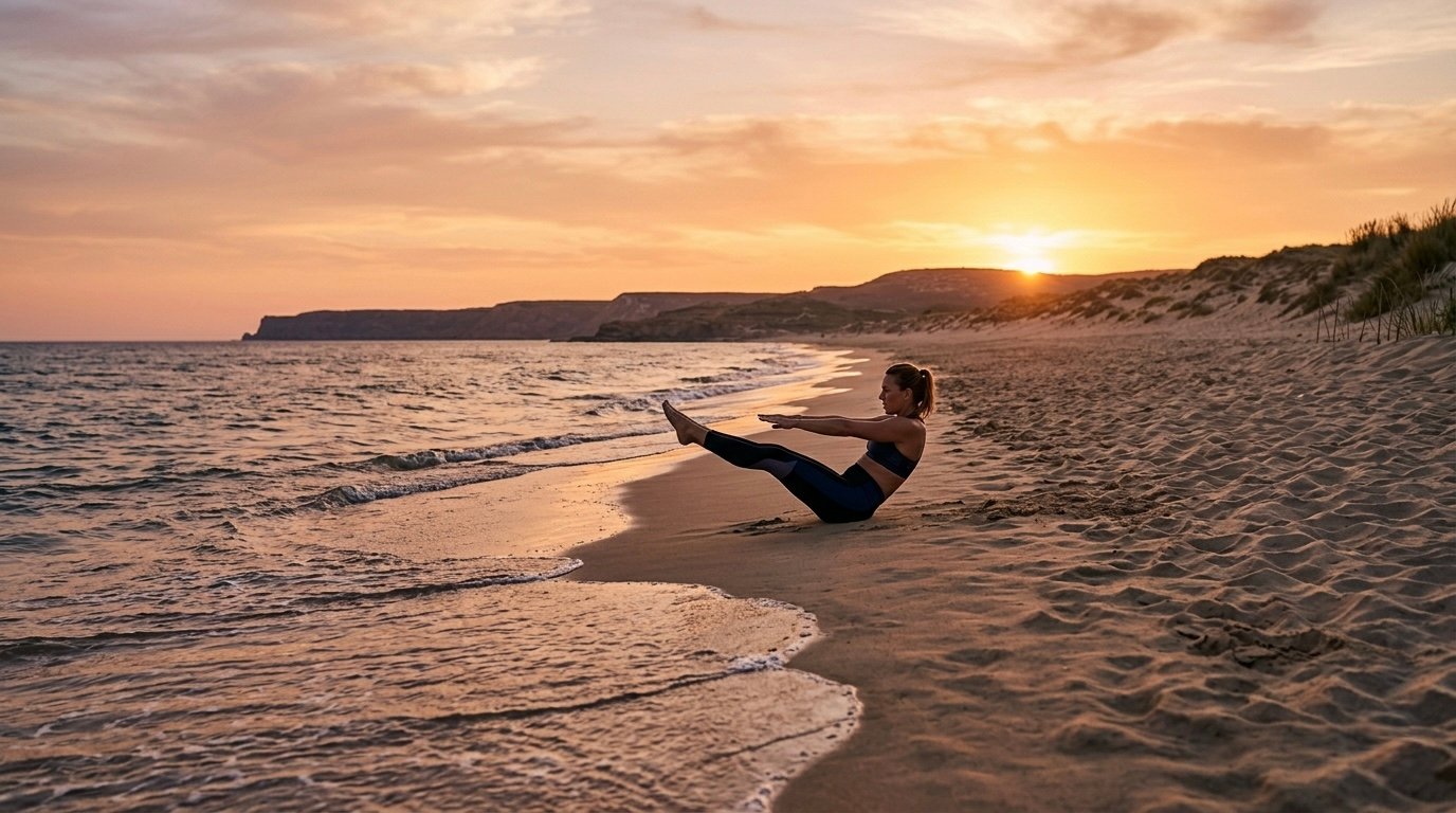 Kitesurfing core exercises