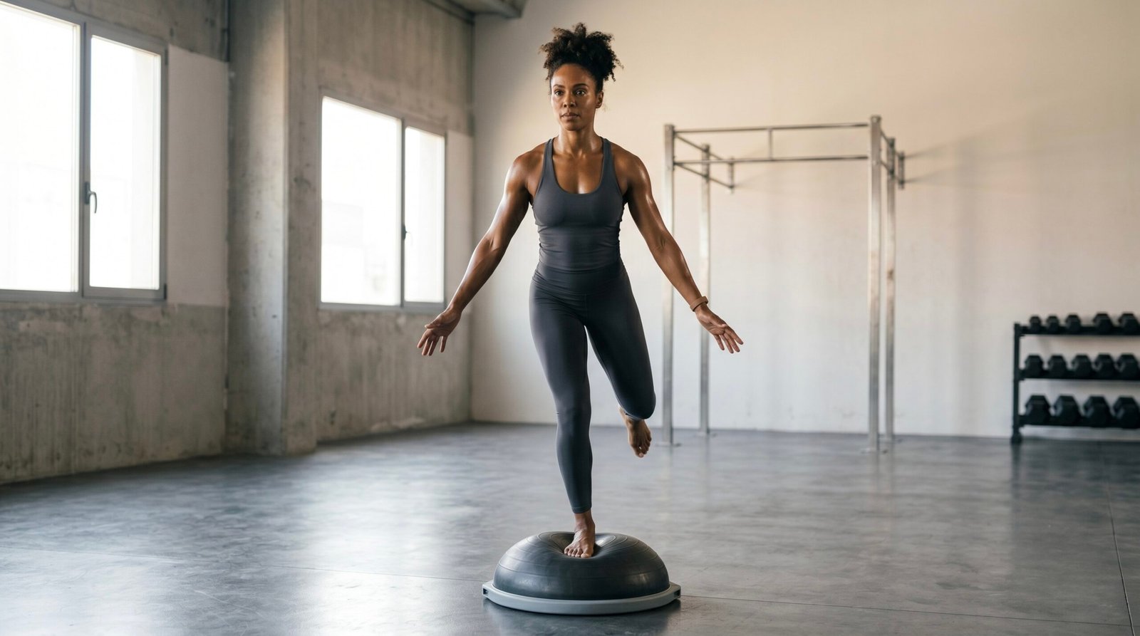 Single-Leg Bosu Balance